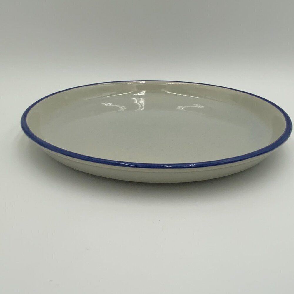 Franciscan Dinnerware Dutch Weave Blue Made in USA 32 Serving Platter - Picture 6 of 9